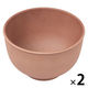 木目ラウンドボウル(S) ブラウン 1セット（1個×2） LAKOLE/ラコレ