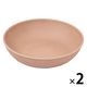 木目ラウンドディッシュプレート(S) ブラウン 1セット（1枚×2） LAKOLE/ラコレ