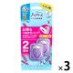 ファブリーズ 消臭芳香剤 トイレ用 クリーンラベンダーの香り 詰め替え 1セット（1パック（2個入）×3） P＆G