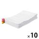 【アウトレット】リサイクルコットンを使用したぞうきん ループ付き 1セット（1パック（10枚入）×10） プラテック アスクル限定 オリジナル