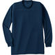 小倉屋 吸汗速乾 長袖Tシャツ 5L ネービー 6004-01-5L 1枚（直送品）