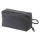 無印良品 リンクルナイロン 大きく開くポーチ ダークグレー Ｓ 約１１×６×３．５ｃｍ 良品計画