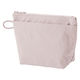 無印良品 リンクルナイロン マチ付きポーチ ピンク Ｓ 約１６．５×１１×６ｃｍ 良品計画