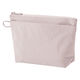 無印良品 リンクルナイロン マチ付きポーチ ピンク Ｍ 約２１×１３．５×６ｃｍ 良品計画