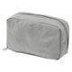 無印良品 リンクルナイロン 大きく開くポーチ グレー Ｍ 約１５×９×４．５ｃｍ 良品計画