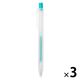 無印良品 さらさら描けるゲルインキボールペン ノック式 ０．３ｍｍ あさぎ 1セット（1本×3） 良品計画