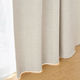 無印良品 防炎 遮光性 二重織りノンプリーツカーテン 幅１００×丈２００ｃｍ用 アイボリー 良品計画