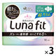 【生理用品】 ナプキン 超スリム特に多い昼用 羽つき 27cm エリス素肌のきもちルナフィット 1セット（1個（16枚入）×3）大王製紙