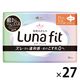 【生理用品】 ナプキン 昼用 羽つき 21cm エリス 素肌のきもち ルナフィット 1セット（26枚×27） 大王製紙