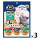 コンボ プレゼント 腸内環境の維持 3種のバラエティパック 国産 90g（約3g×30袋）3袋 日本ペットフード 猫用 おやつ