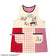 セントレディス ムーミンエプロン リトルミイパッチワークレッド ST-IM0016 1枚
