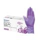 メディコムジャパン シルキータッチ ライラック（紫） S ニトリル手袋　使い捨て　粉なし　箱（250枚入）