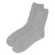 レディース クルーリブソックス グレー 23～25cm LAKOLE/ラコレ