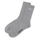 メンズ ジャストレタリングソックス グレー 25～27cm LAKOLE/ラコレ