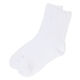 レディース クルーリブソックス ホワイト 23～25cm LAKOLE/ラコレ
