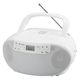 廣華物産 CDラジオ【ワイドFM対応】 KC-132W 1台