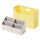 吉川国工業所 持ち運びができる収納ボックス インナーオーガナイザーM付き イエロー MBー01_Y 1個