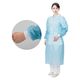 非防水アイソレーションガウン（ブルー）10枚包装 FV-IG-017BL　袖口リブニット　軽量・フリーサイズ　防護ガウン　フィフティ・ヴィジョナリー（直送品）