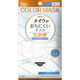 興和 メイクがおちにくいマスク カラーマスク クリスタルホワイト 使い捨て　不織布　プリーツ　1袋（5枚入）