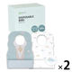 kerata/ケラッタ 使い捨てお食事エプロン 50枚×2柄（スーツ＆ダイナソー）個別包装 防水（1箱（100枚入）×2）