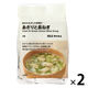 無印良品 素材を生かした味噌汁 あさりと長ねぎ 1セット（1袋（4食入）×2） 良品計画