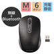 ワイヤレスマウス 静音 Bluetooth/無線2.4GHz 6ボタン 充電式 黒 M-MY35MBSXBK エレコム 1個
