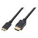 miniHDMIケーブル 1m VV-HDMI010AC-B2 1本（わけあり品）
