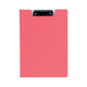 セキセイ クリップファイル A4-E ピンク FB-2016-21 1冊（わけあり品）