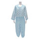 丸昌 制菌介護用つなぎ フルオープン　ブルー　LL　【介護用衣類】ウェルファンカタログ ウェルファンコード：145002（わけあり品）