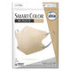 ユニ・チャーム 超快適 SMARTCOLOR ベージュ×グレー ふつう 1袋(7枚入) 不織布マスク 立体型 バイカラー JIS規格 一般用マスク適合