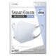 ユニ・チャーム 超快適 SMARTCOLOR ホワイト×グレー ふつう 1袋(7枚入) 不織布マスク 立体型 バイカラー JIS規格 一般用マスク適合