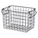 不二貿易 スタッキングワイヤーバスケット BK 26x18x18 26682 1個