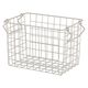 不二貿易 スタッキングワイヤーバスケット WH 26x18x18 26687 1個