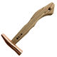 金井産業 板金ハンマー ステン武力屋 角蛇曲ショート ブロンズ 21 250mm 1本（直送品）