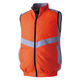 空調服（R）ベスト（ウェアのみ）オレンジ　LL KU92514R30S4 1着