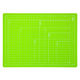 ナカバヤシ 折りたたみカッティングマットA4 グリーン CTMO-A4G 1個
