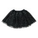 アーテック ソフトサテン チュールスカート 黒 18718 1枚