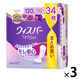 大容量 ウィスパー うすさら安心 女性用 吸水ケア 多いとき用 120cc 27cm 1セット（34枚入×3パック） P＆G 尿漏れ