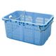 積水テクノ成型　セキスイコンテナ　ＢＫー120　ハンドル付き　ブルー　BK120HB　1個