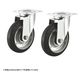 サンワサプライ 汎用キャスター 150mm径 2個セット(フリー)ゴム製 CST-150ER-FRE2 1セット(2個入)（直送品）