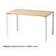 サンワサプライ eテーブル 受注生産品 幅1800×奥行600mm 薄い木目×ホワイト MEF-18060LM 1台（直送品）