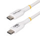 Startech.com USB-Cケーブル 3m USB 2.0 240W PD 3.1対応 ホワイト USB2EPR3MW 1本
