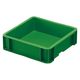 積水テクノ成型　コンテナ　ＴＰー331Ｆ（底面フラットタイプ）　グリーン　TP331FG　1個