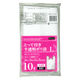 ゴミ袋 取っ手付きポリ袋 L 半透明 普通 10L 1パック（50枚入）0.013mm 日本技研工業