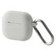 AirPods 4 ケース 用 シリコン カバー 衝撃吸収 落下防止 グレー AVA-AP06SCGY エレコム 1個（直送品）
