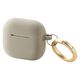 AirPods 4 ケース 用 シリコン カバー 衝撃吸収 落下防止 グレージュ AVA-AP06SCJGB エレコム 1個（直送品）
