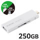 SSD 外付け 250GB スライド式 USB-C/A両対応 ホワイト ESD-EWB0250GWHR エレコム 1個