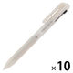 ぺんてる 多機能ペン 限定 Calme カルム 2+S 0.5mm シアーベージュ軸 BXAW355L4 1セット(1本×10)