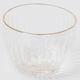 GOLDラインガラス小鉢C クリア LAKOLE/ラコレ