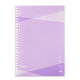 プラス ノート パスティ ノート型ルーズリーフ B5 ドット入り罫線 50枚 パープル 76031 1冊